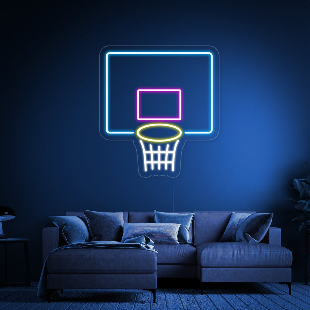 "Rete Da Basket" Insegna al neon