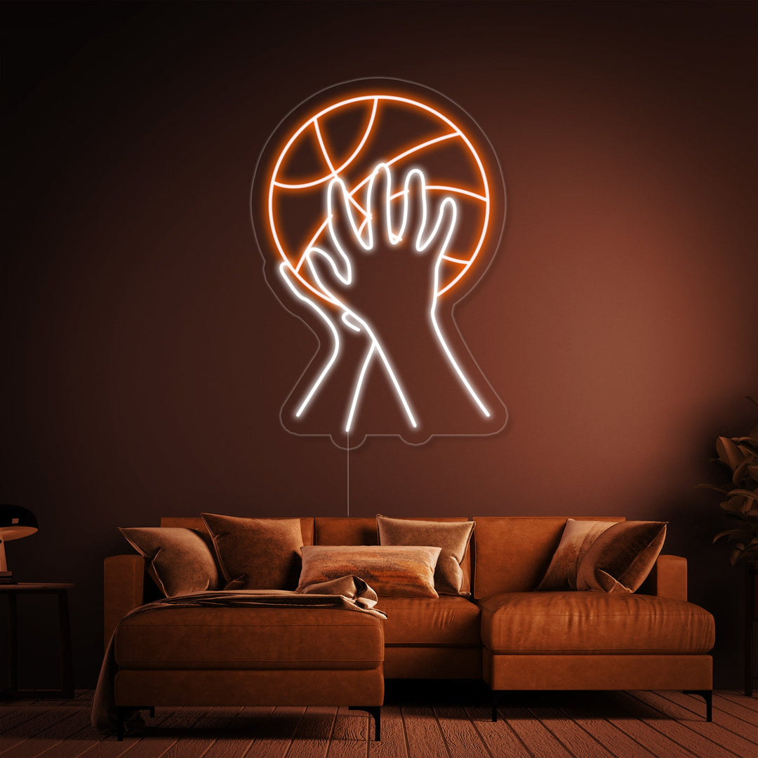 "Tiro A Canestro" Insegna al neon