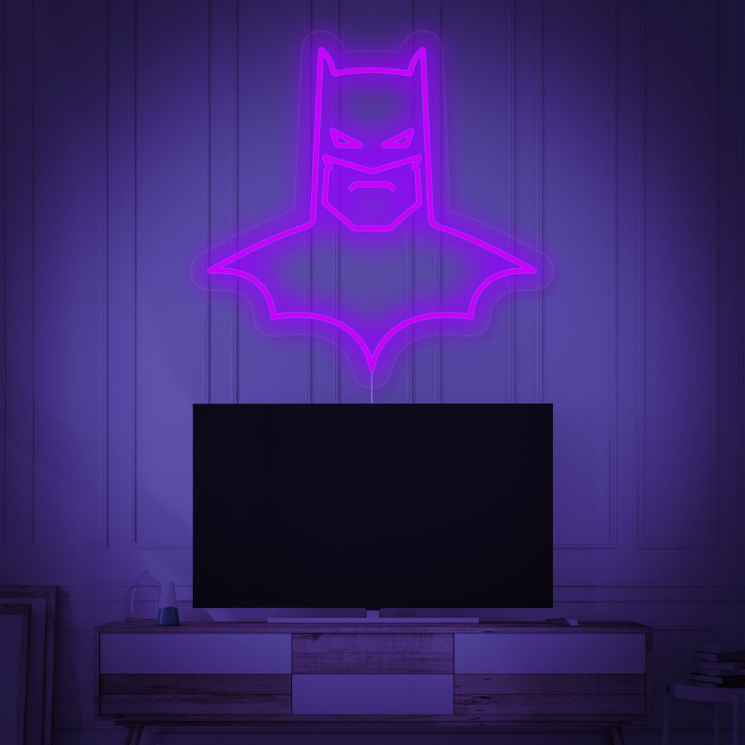 "Eroe Pipistrello" Insegna al neon