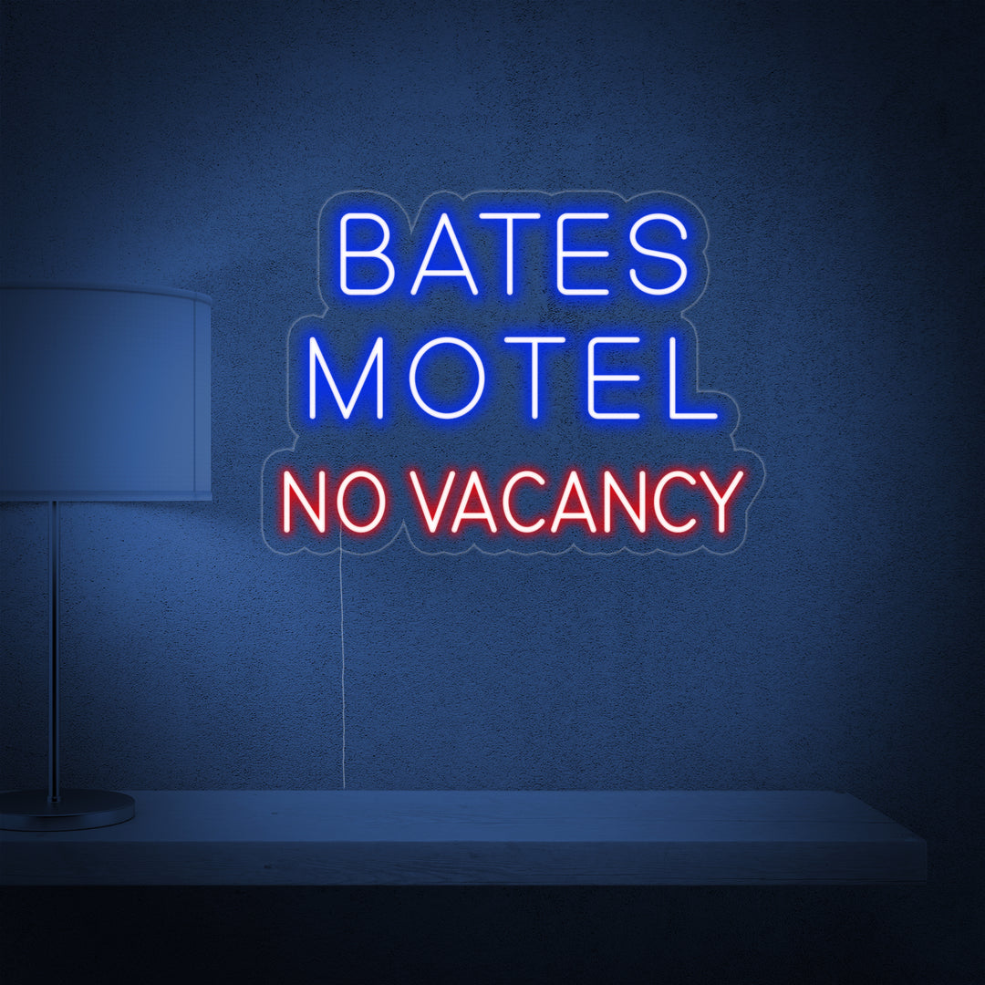 "Bates Motel No Vacancy" Insegna al neon