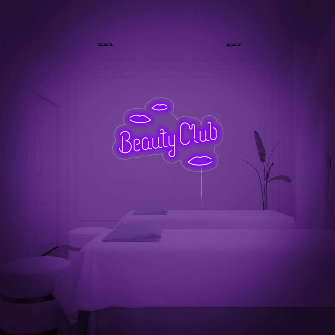 "Beauty Club" Insegna al neon