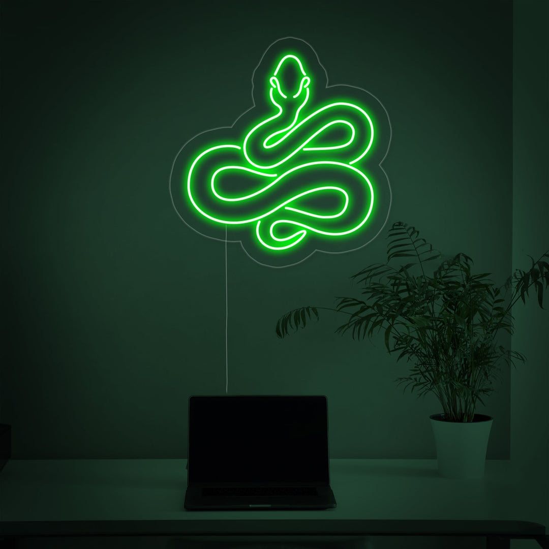 "Serpente" Insegna al neon