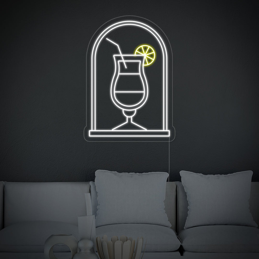 "Cocktail Bohemien" Insegna al neon