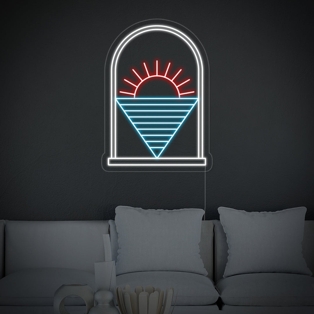 "Sole Boemo Acqua" Insegna al neon
