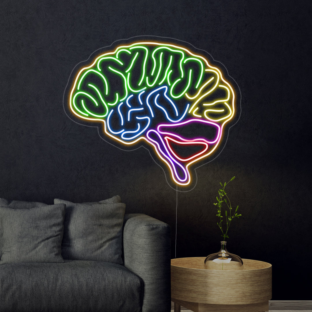 "Modello Di Cervello" Insegna al neon