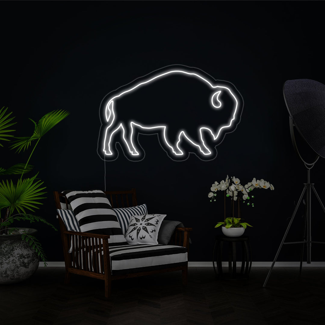 "Bufalo" Insegna al neon
