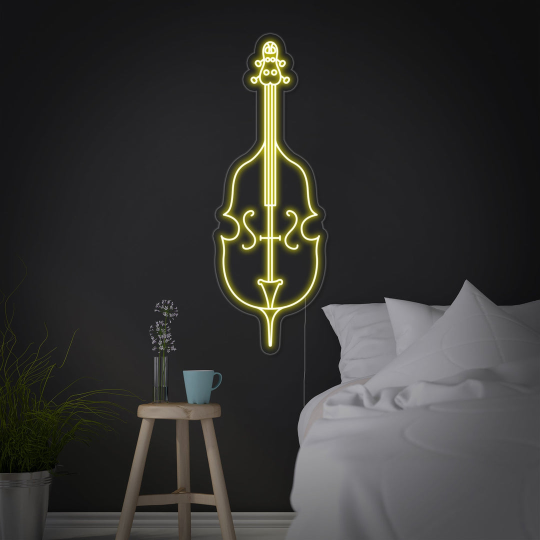 "Violoncello" Insegna al neon