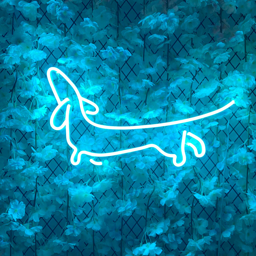 "Cane Bassotto" Insegna al neon