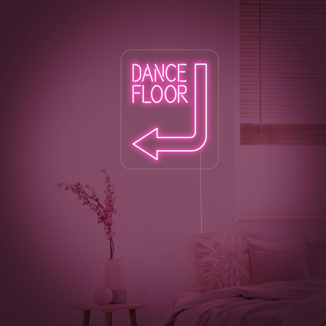 "Dance Floor" Insegna al neon