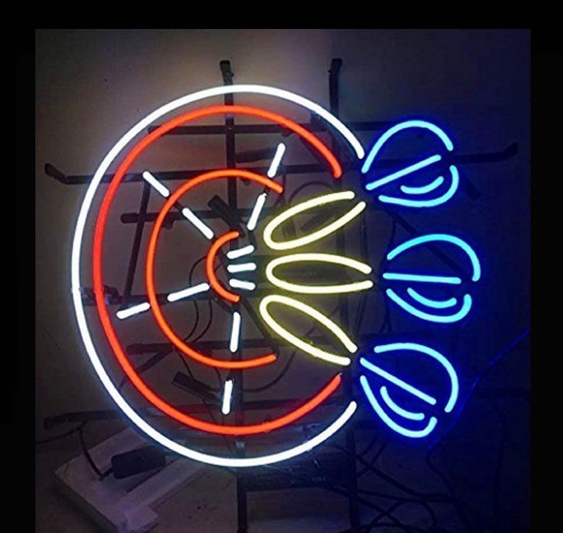"Dardo" Insegna al neon
