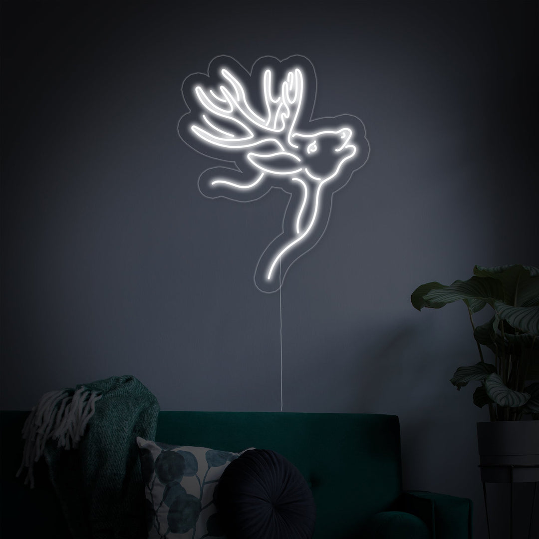 "Cervo" Insegna al neon