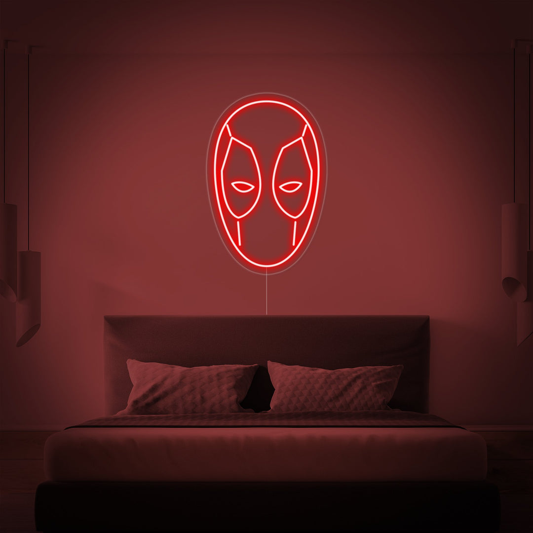 "Faccia Morta" Insegna al neon