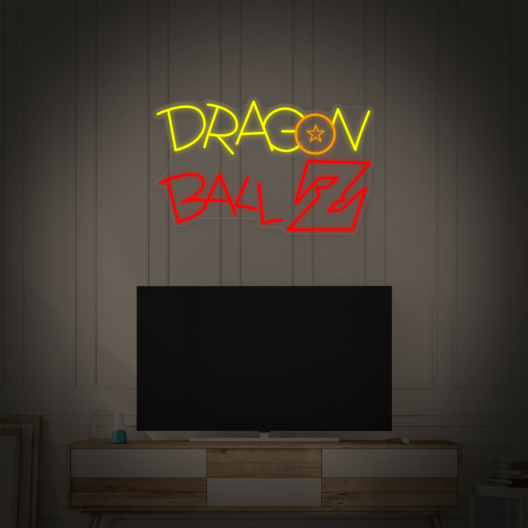 "Logo Di Dragon Ball Z Anime" Insegna al neon