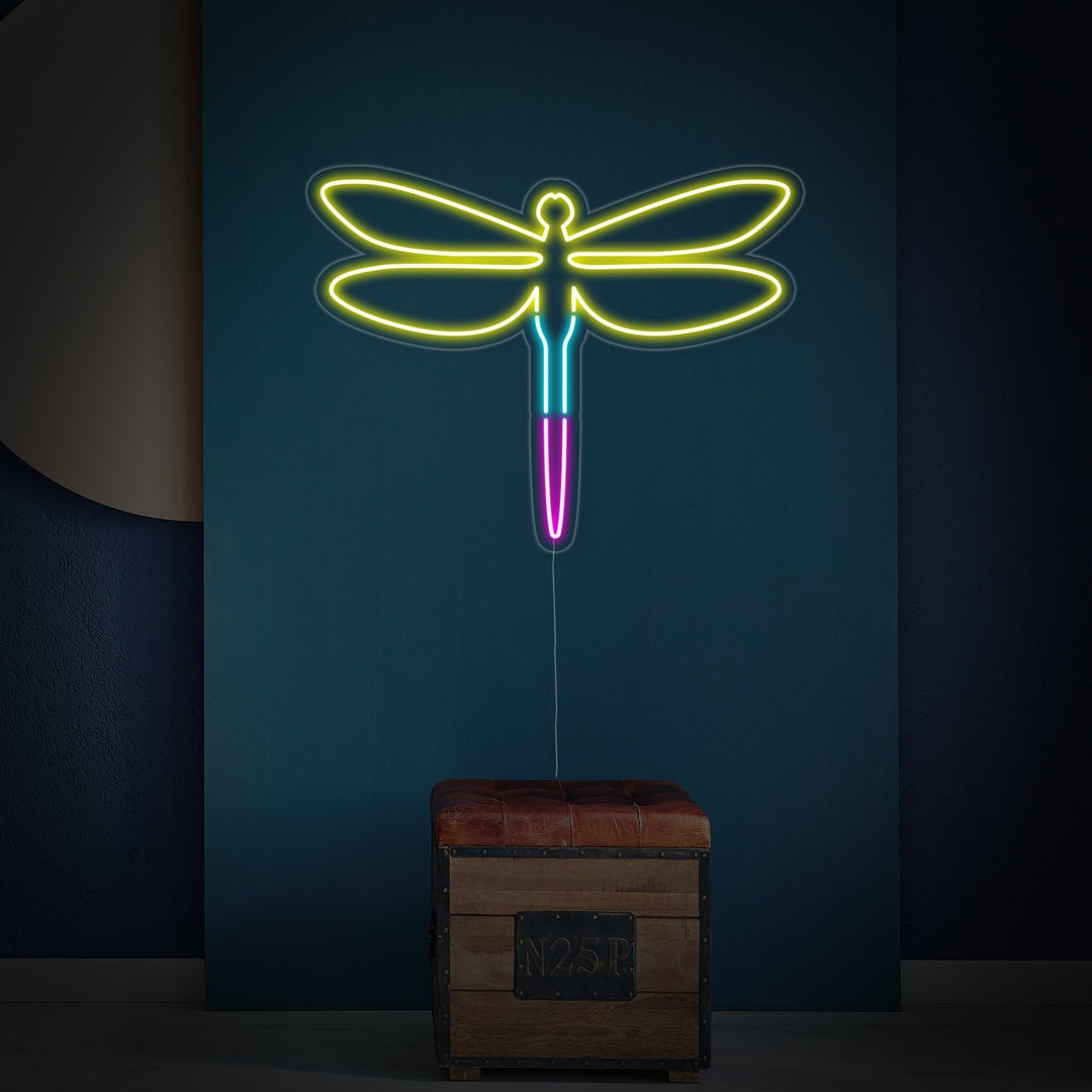 "Libellula" Insegna al neon