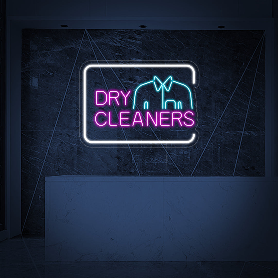 "Dry Cleaners" Insegna al neon