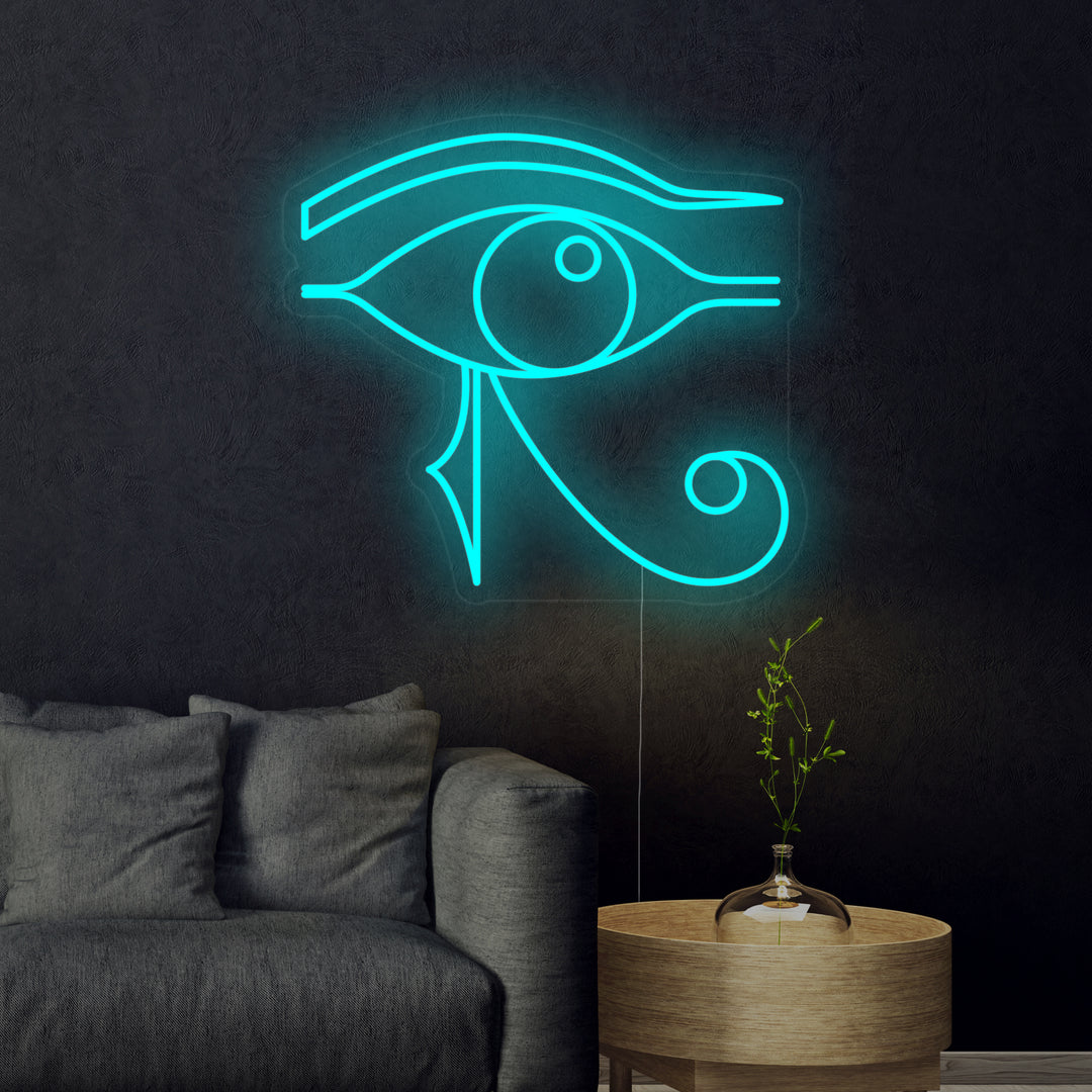 "Egitto Occhio Di Horus" Insegna al neon