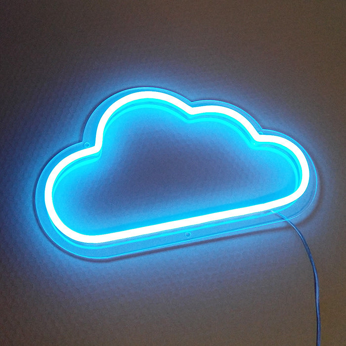 "Elemento Simbolo Nuvola" Insegna al neon
