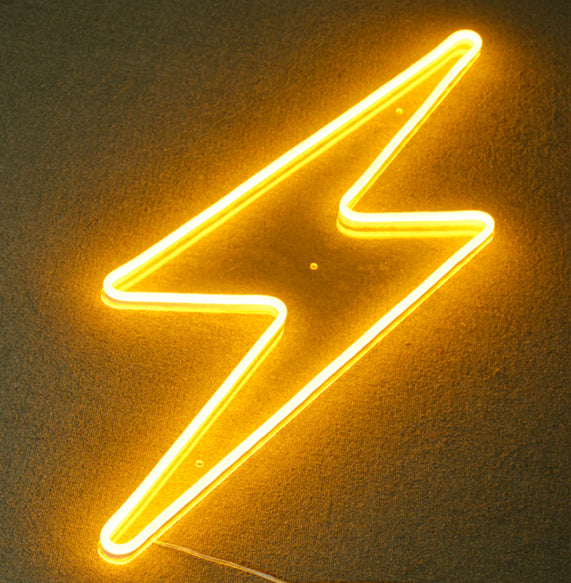 "Simbolo Elemento Lampo" Insegna al neon