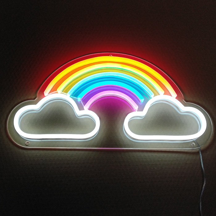 "Elemento Simbolo Arcobaleno" Insegna al neon