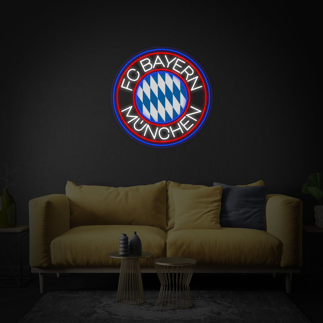 "Calcio FCBM" Insegna al neon