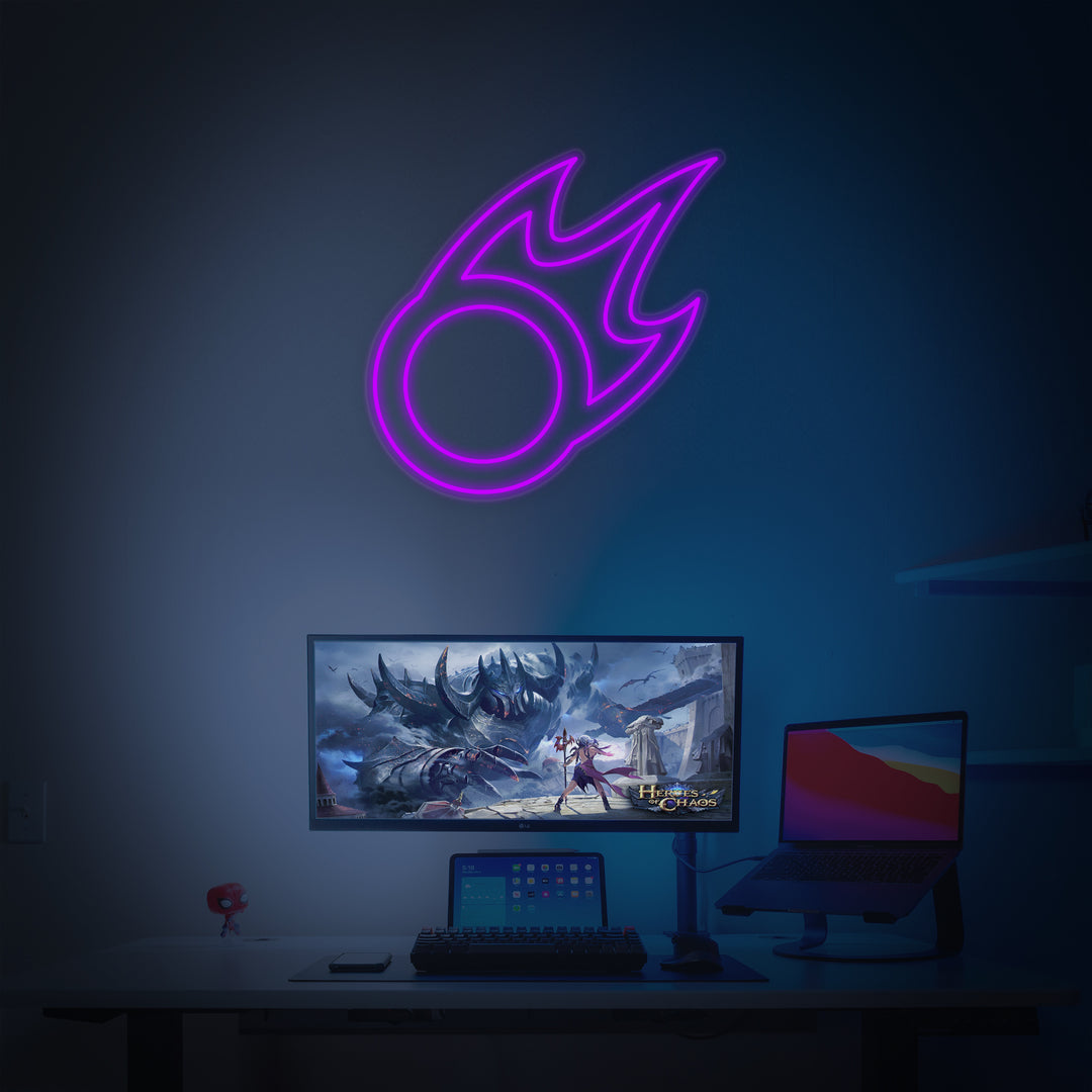 "FF XIV" Insegna al neon