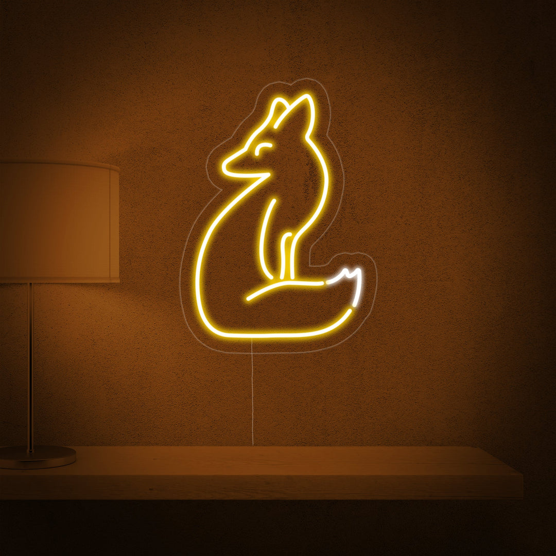 "Volpe" Insegna al neon