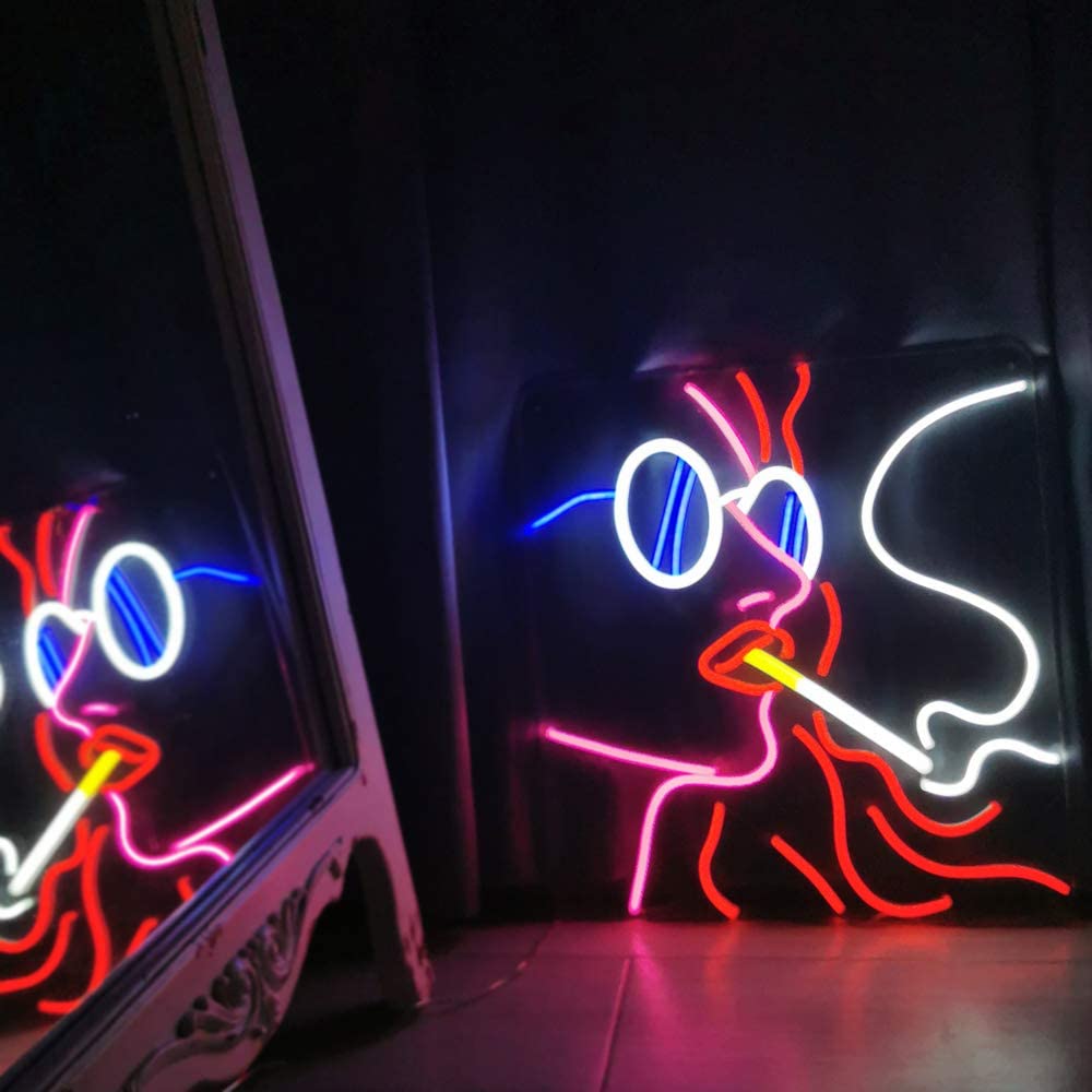 "Donna Libera Di Pensare" Insegna al neon
