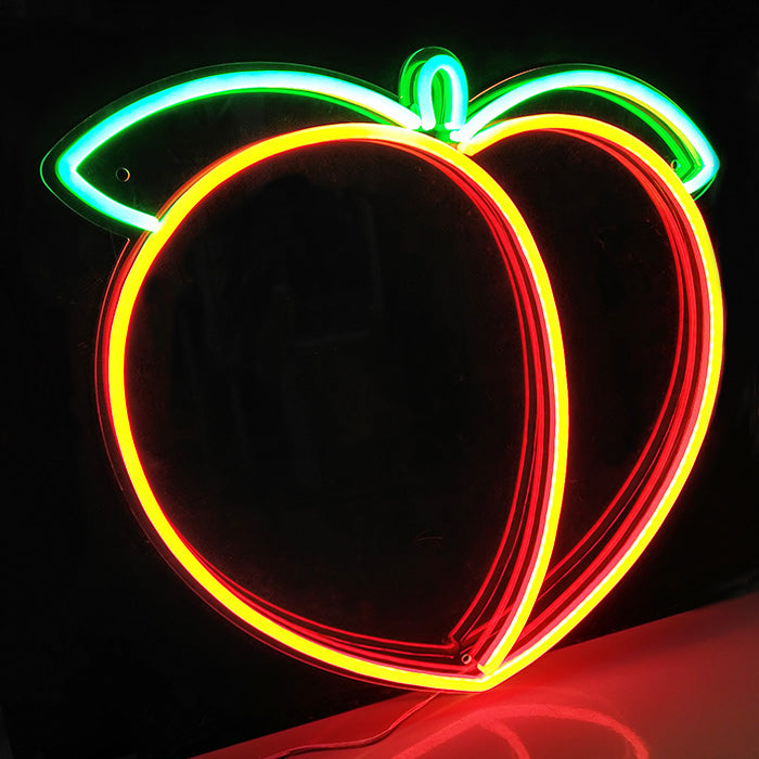 "Frutta Pesca" Insegna al neon
