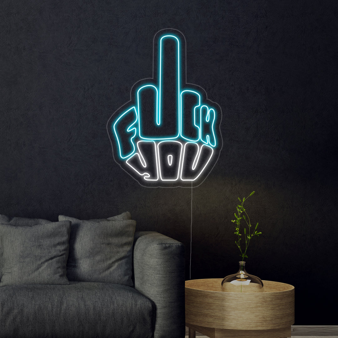 "Fuck You" Insegna al neon