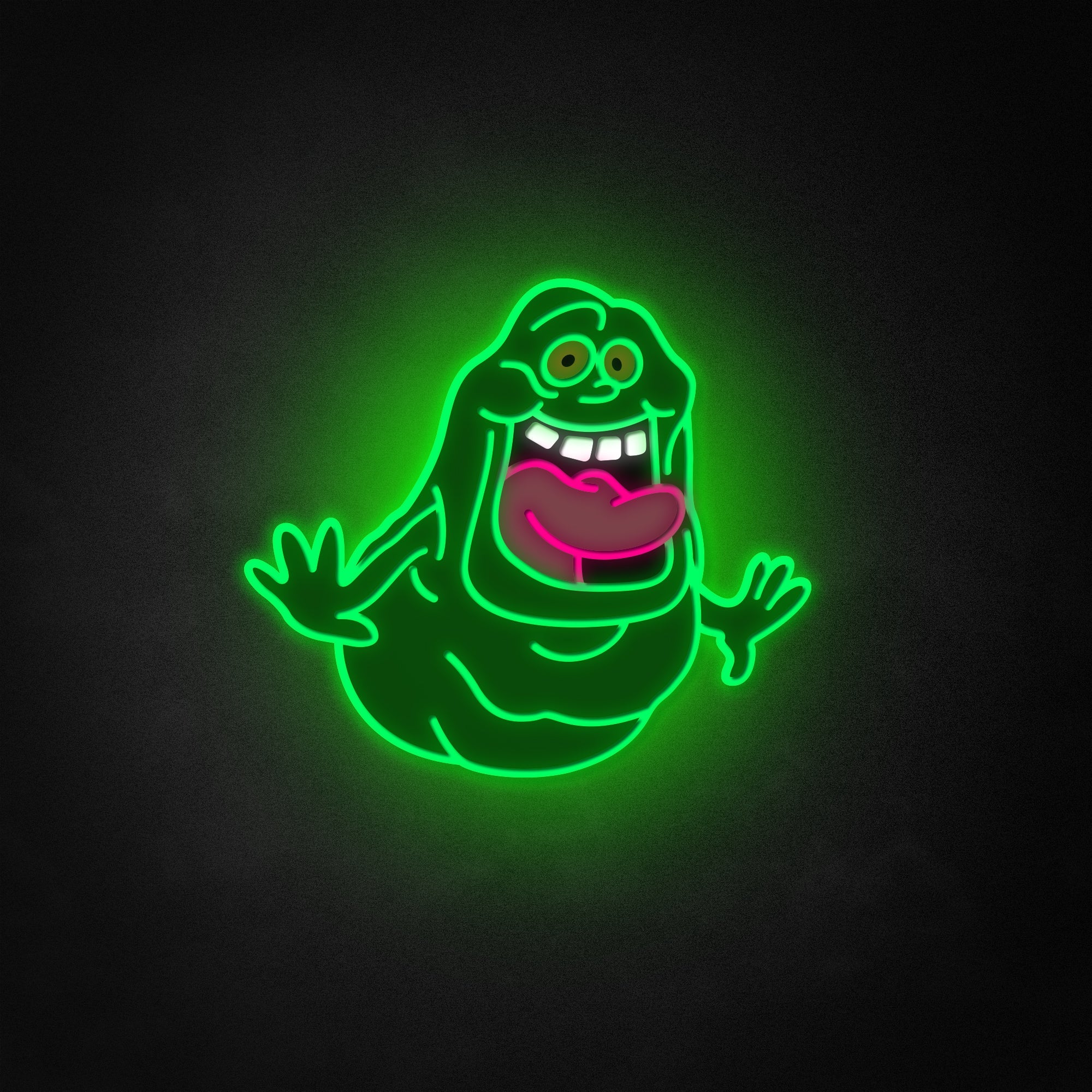 MYAOU Insegne al Neon Fantasma per Parete Camera da Letto Luci al Neon a LED per Elfi Decorativi Insegne Luminose da Parete Fantasma Festa di Halloween