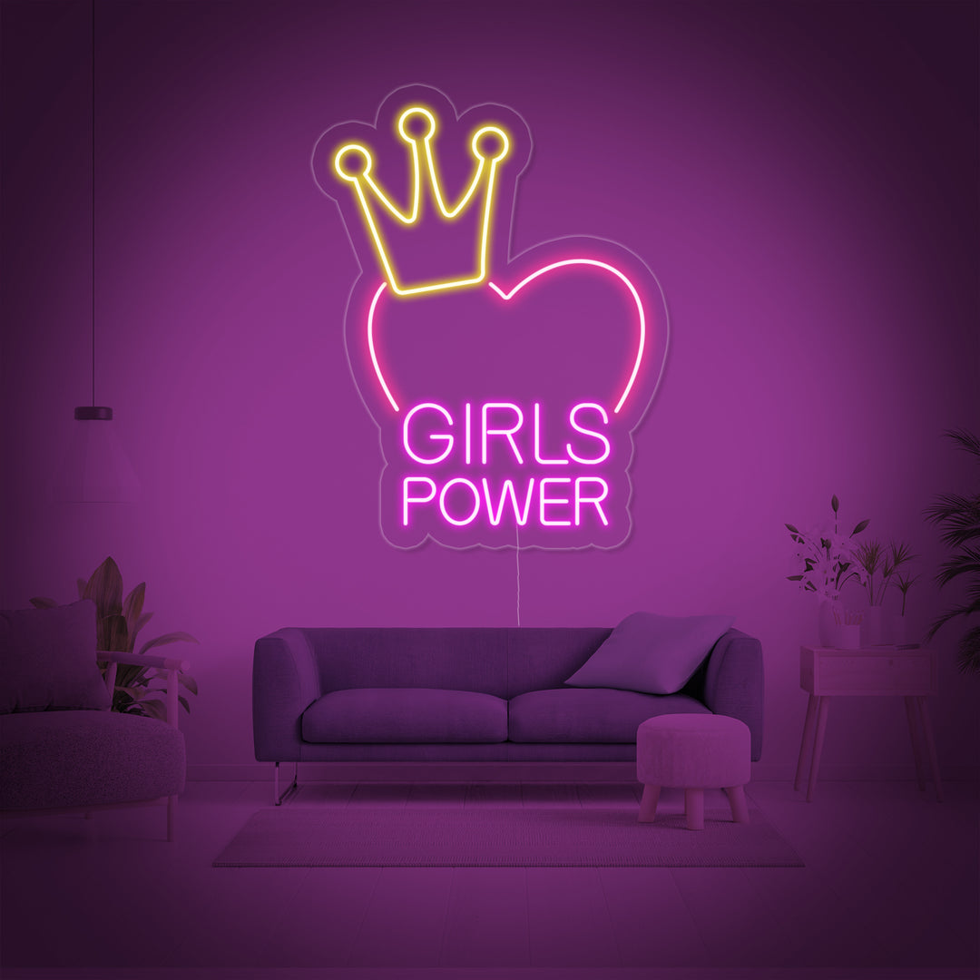 "Girls Power" Insegna al neon