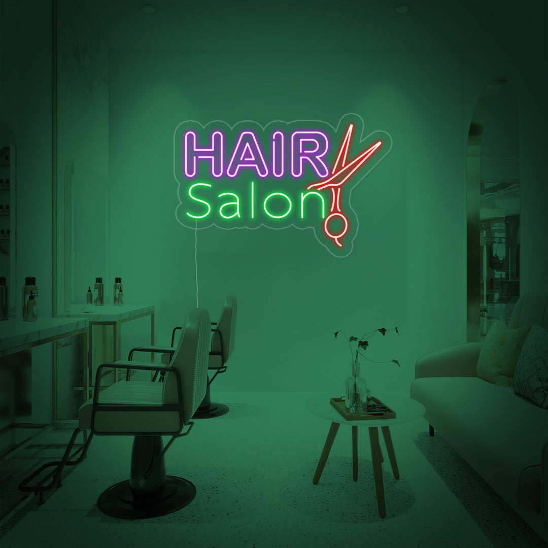 "Hair Salon" Insegna al neon