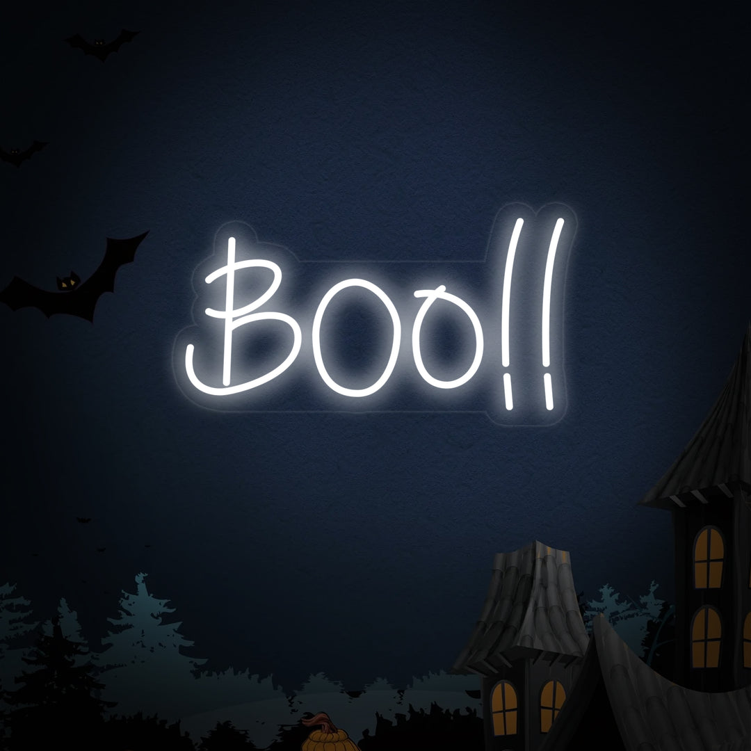 "Decorazione Di Halloween Boo" Insegna al neon