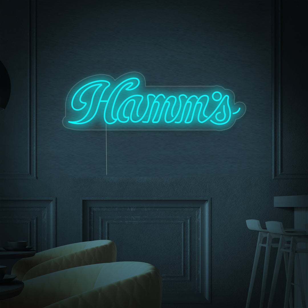"Bar Hamms" Insegna al neon