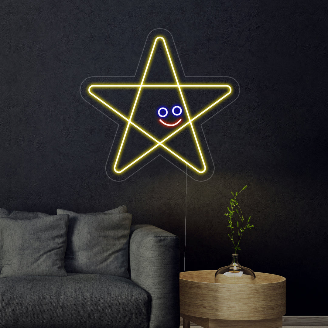 "Stella Felice" Insegna al neon