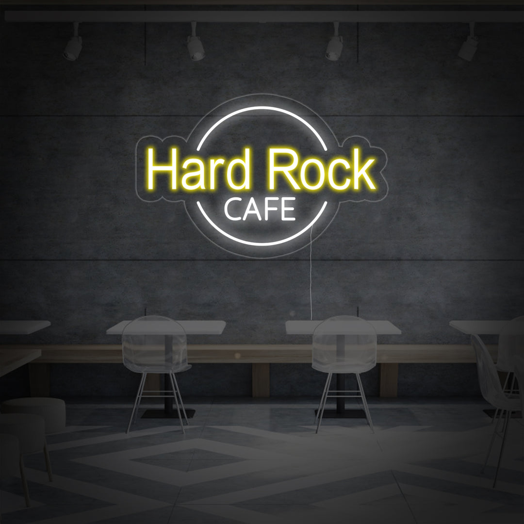 "Hard Rock Cafe" Insegna al neon