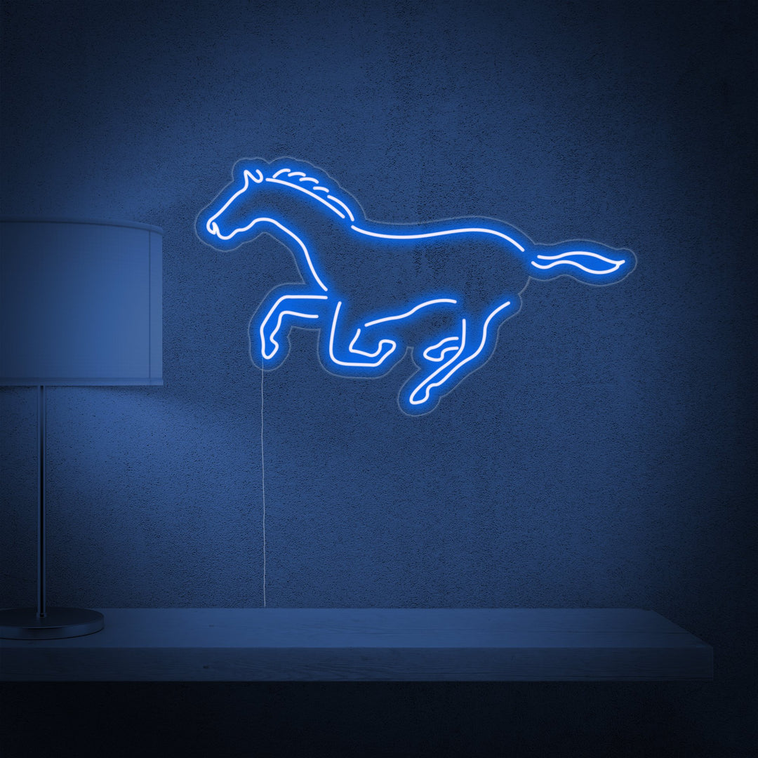 "Cavallo, Cavallo In Corsa" Insegna al neon