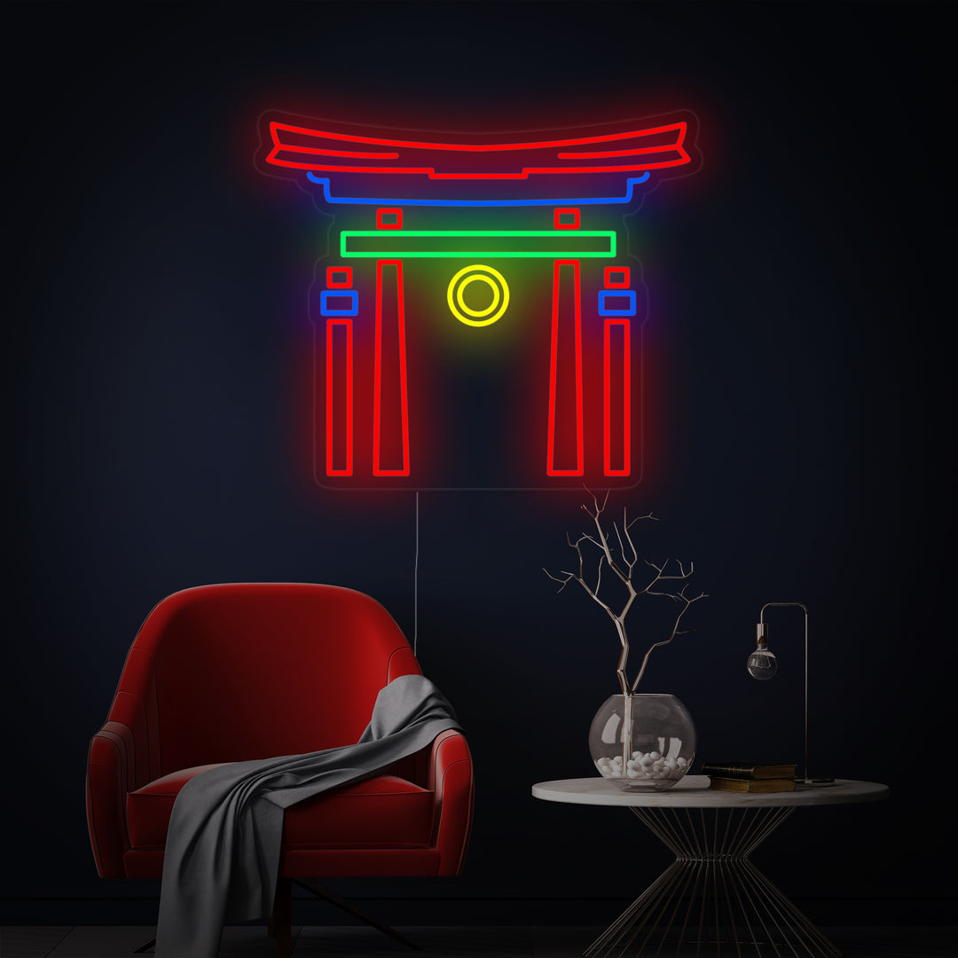 "Torii Giapponese" Insegna al neon