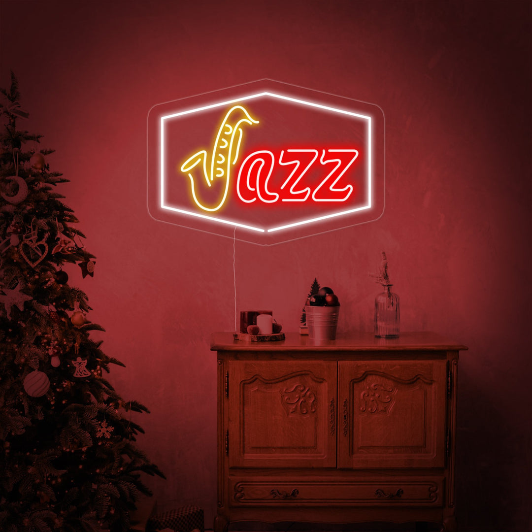 "Jazz" Insegna al neon