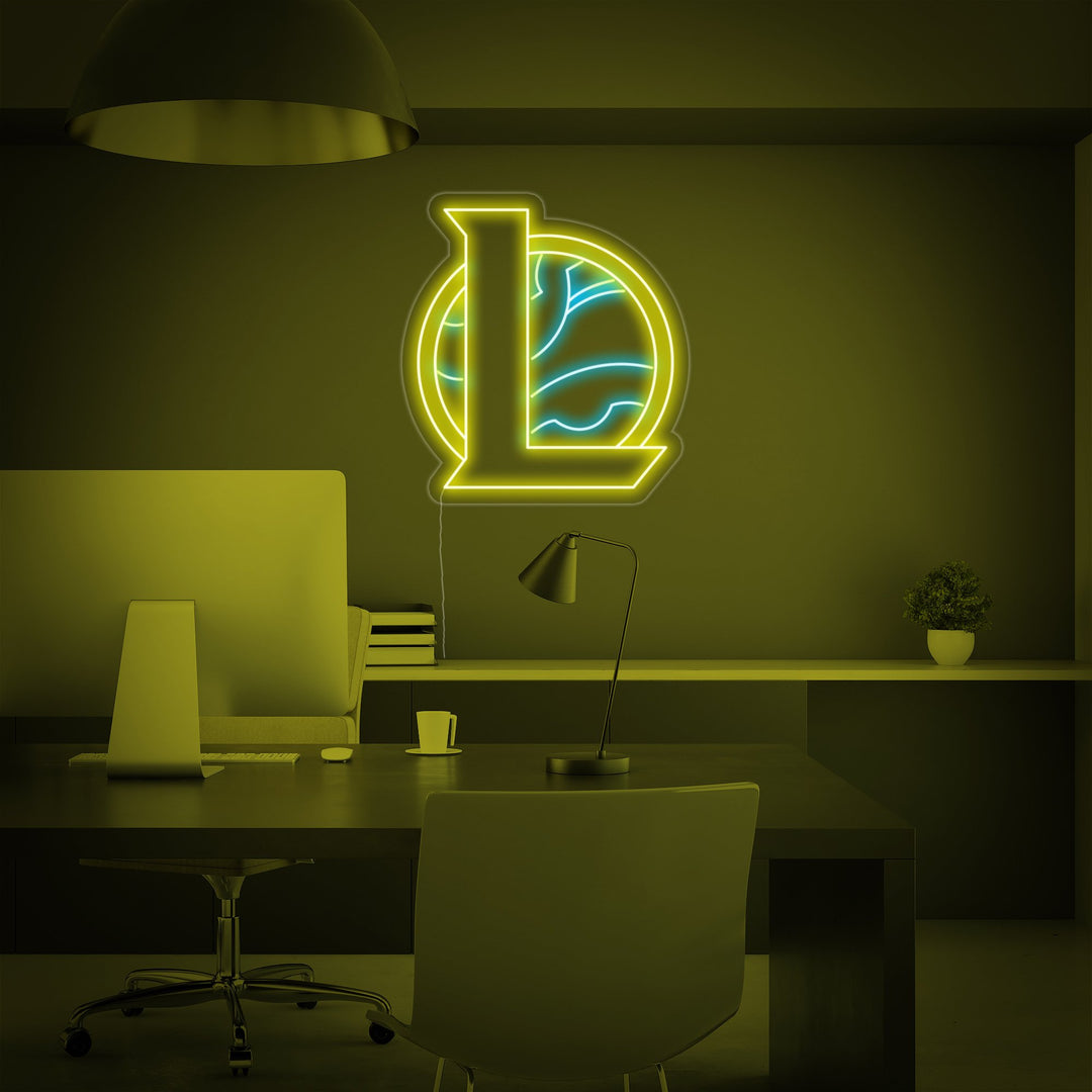 "Legends Logo" Insegna al neon