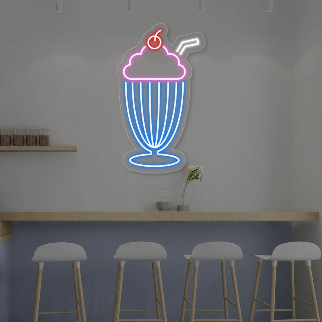 "Frullato" Insegna al neon