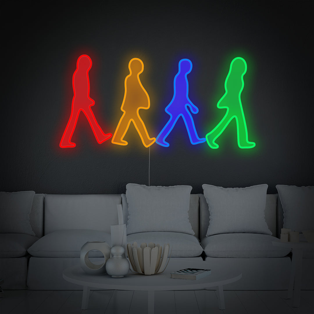 "Musica Band" Insegna al neon