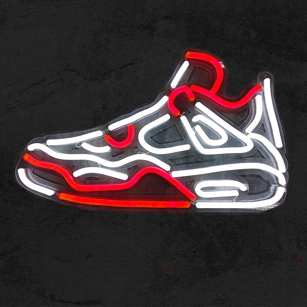 "Sneaker NK Air 4" Insegna al neon