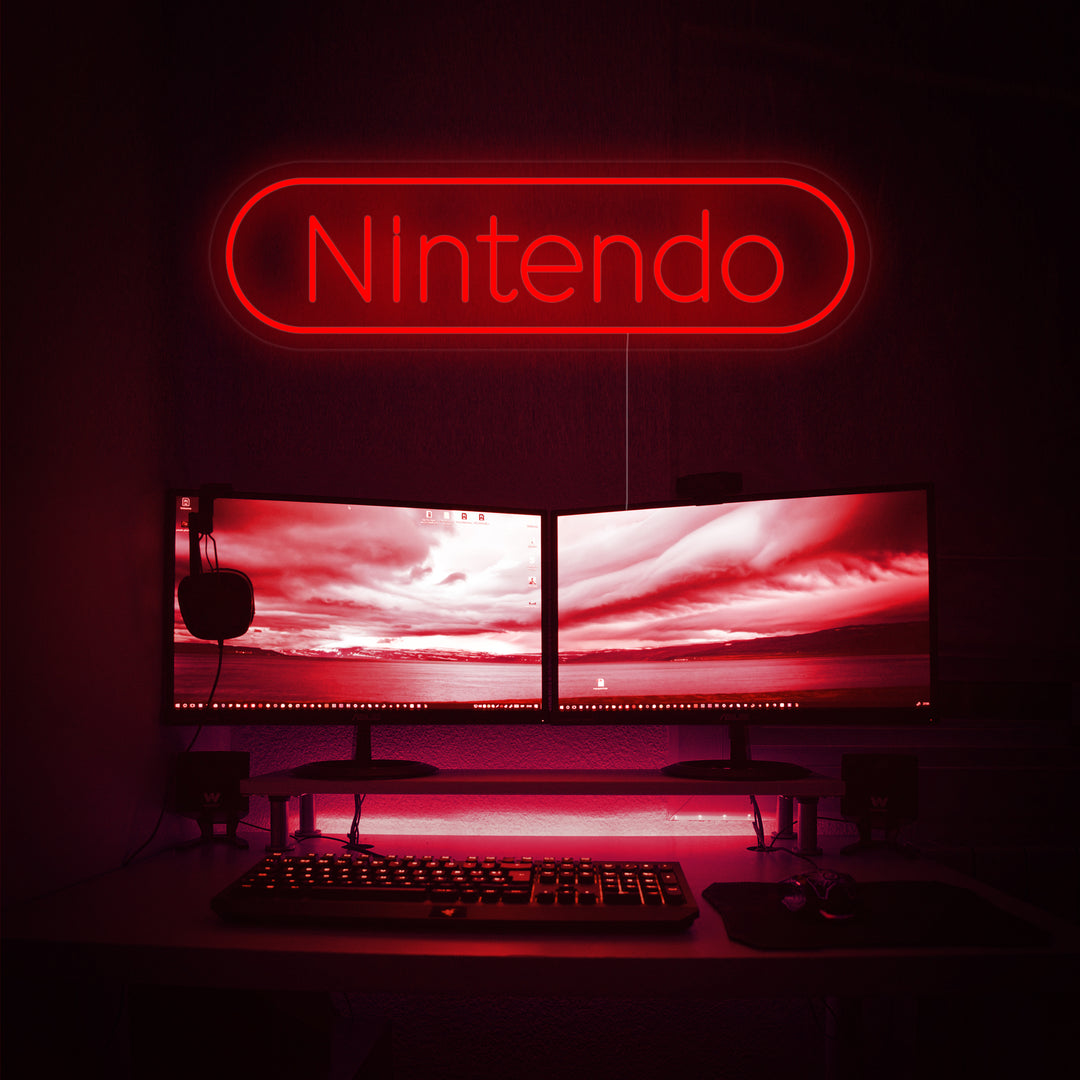 "NTD Decorazione Sala Giochi" Insegna al neon
