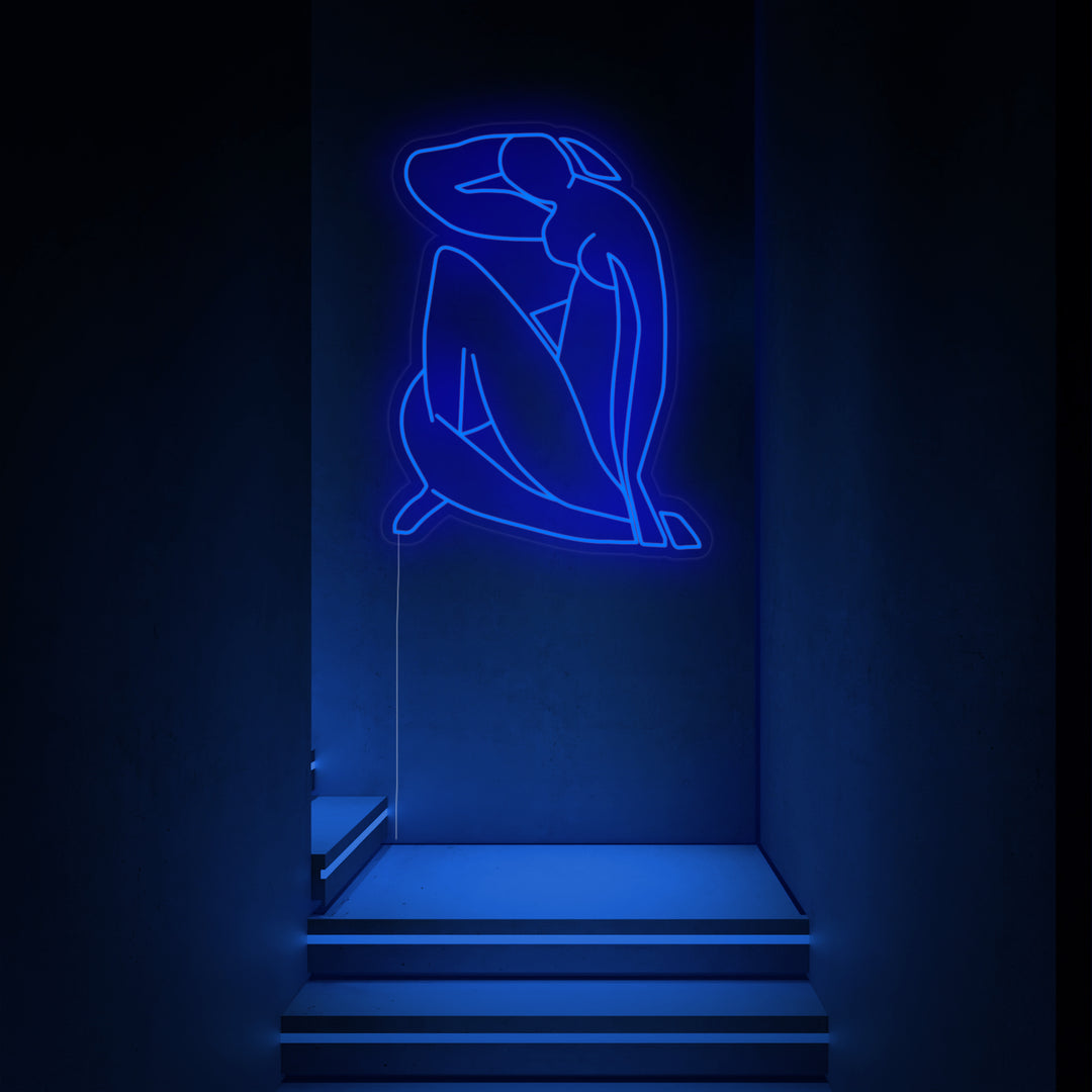 "Nudo Di Henri Matisse" Insegna al neon