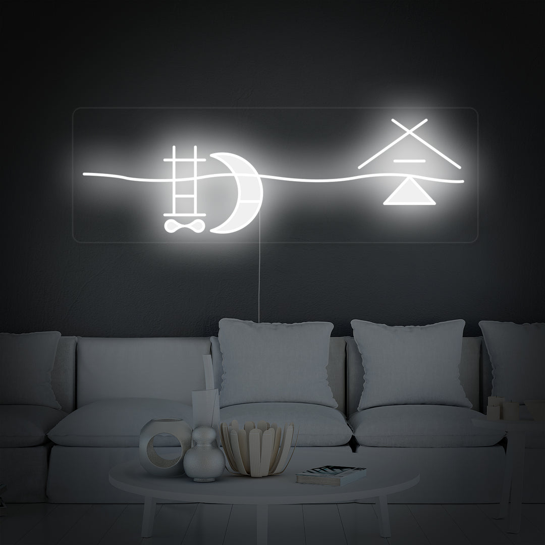 "Occasione Unica Nel Giappone" Insegna al neon