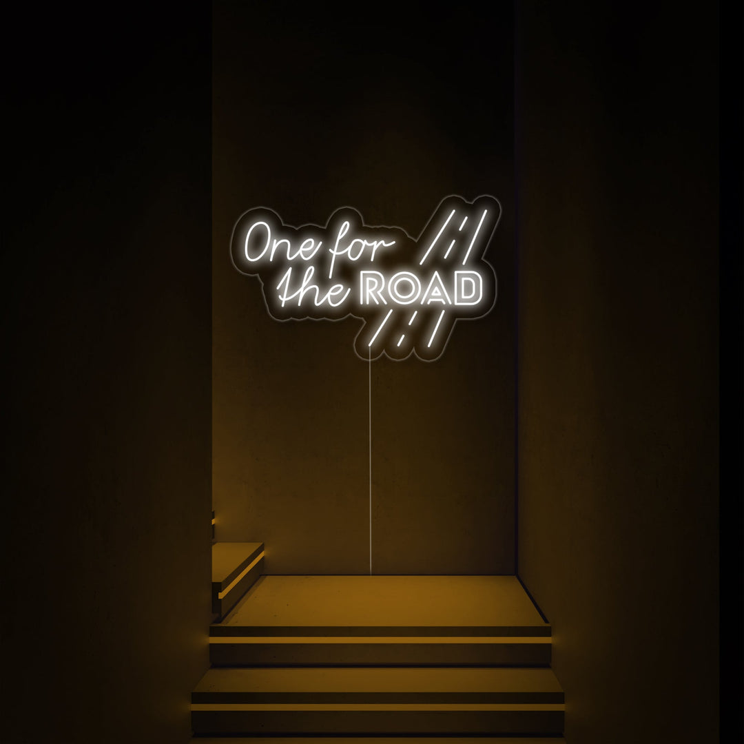 "One for the Road" Insegna al neon