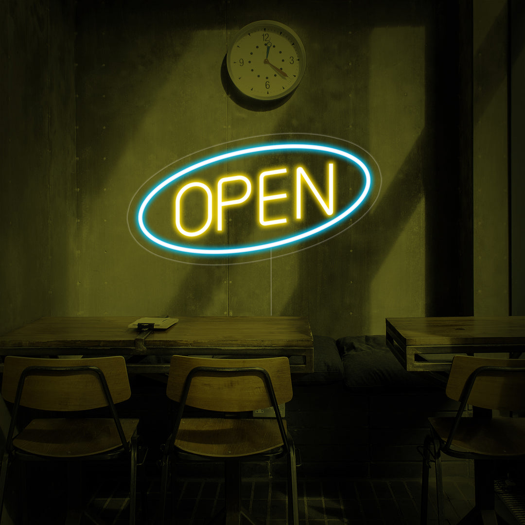 "Open" Insegna al neon