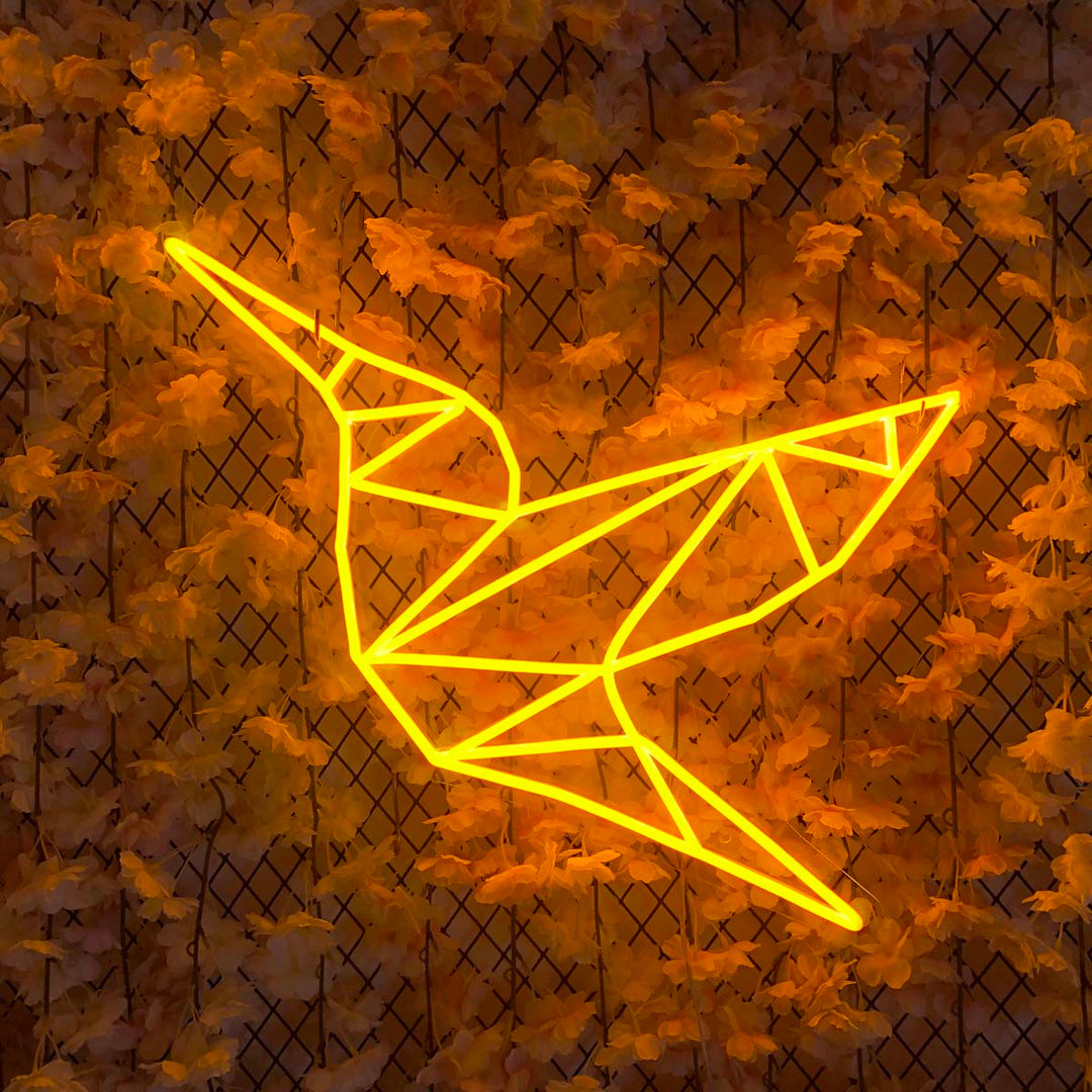 "Uccello Di Carta" Insegna al neon