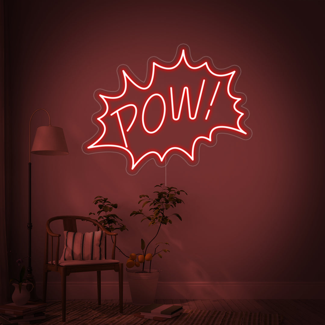 "Pow" Insegna al neon